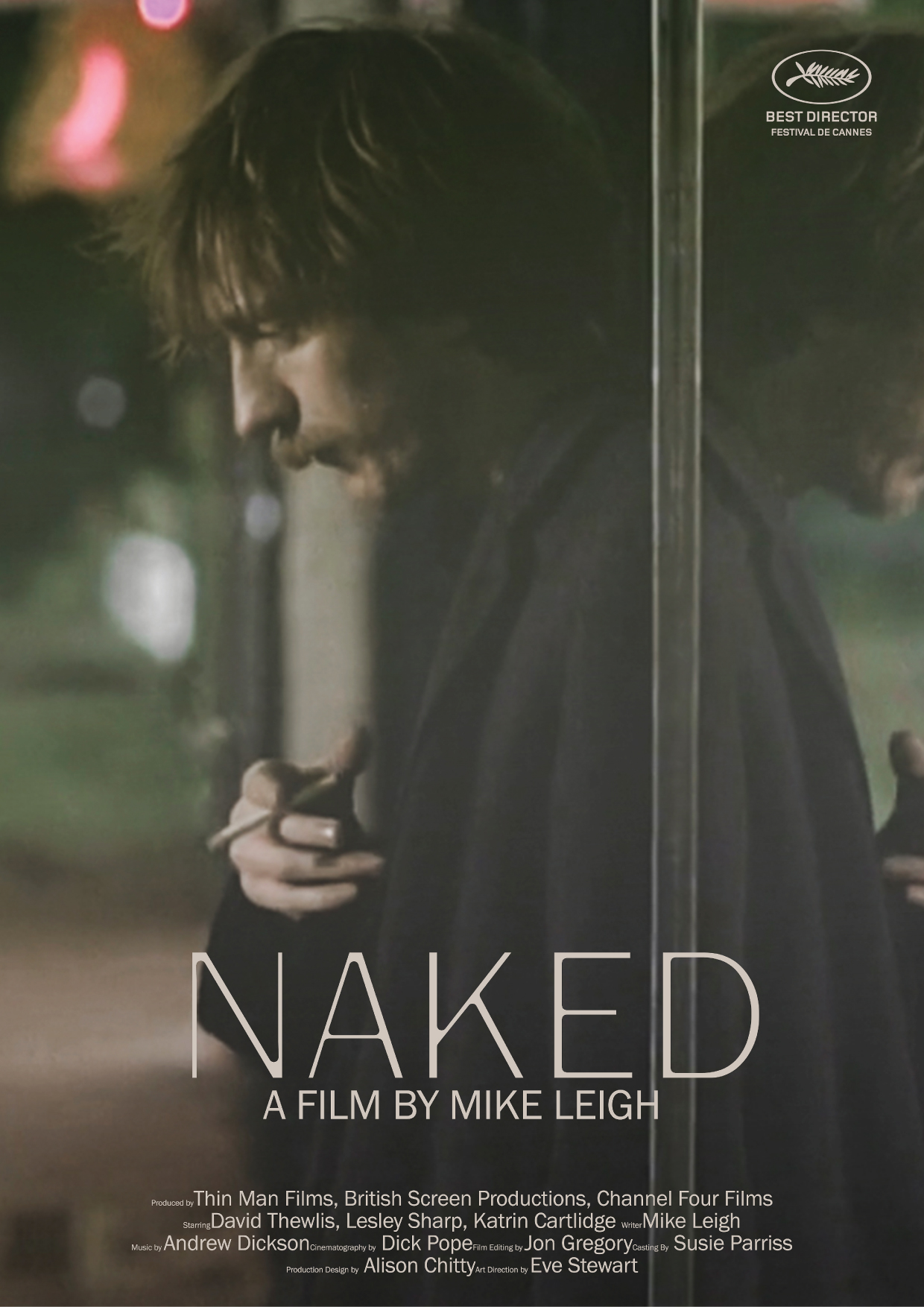 Naked Experimental Film Poster پوستر تجربی فیلم Naked